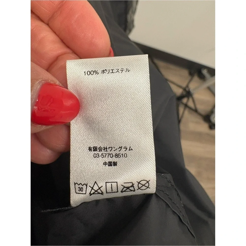 Supreme X Comme des Garçons SHIRT Glossy Black Fishtail Rain Parka XL XXL